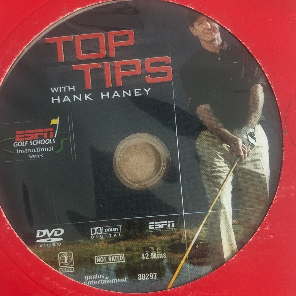 ESPN Top Tips with Hank Haney DVD - Red
